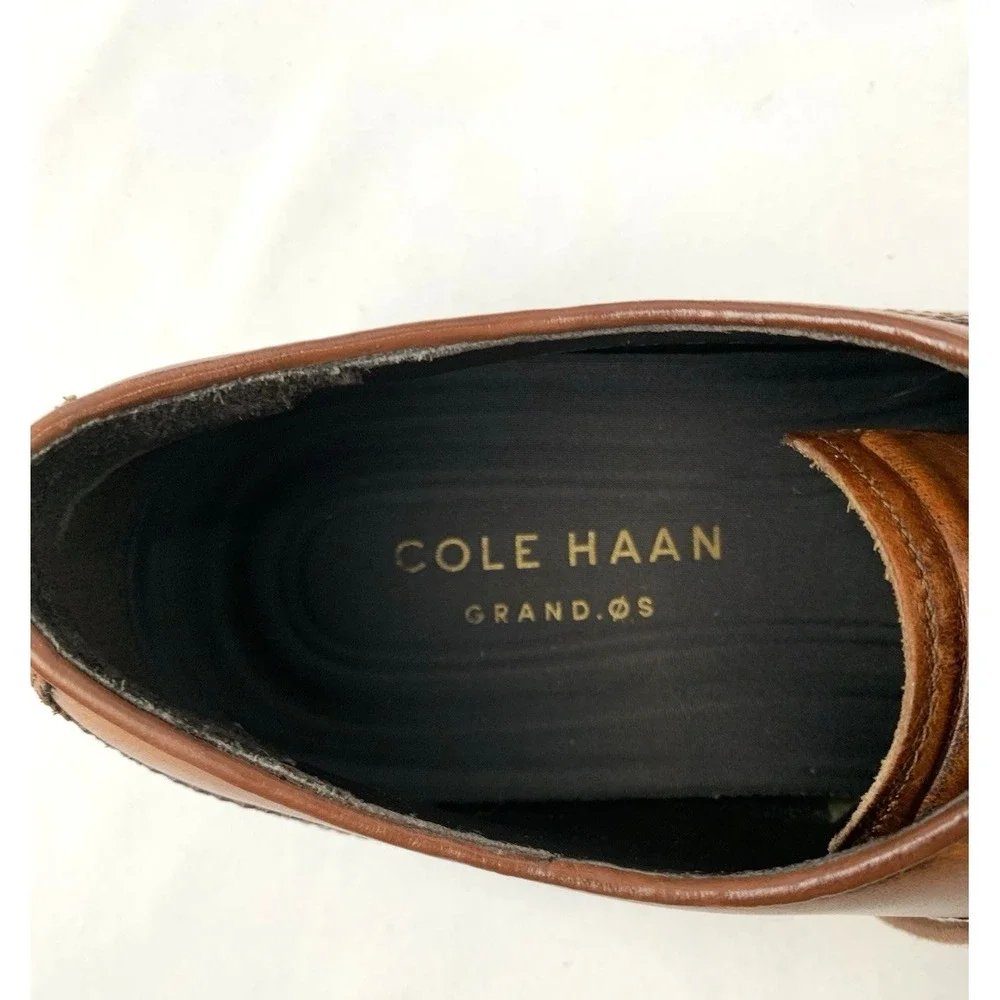 Cole Haan Grand OS Wingtip Oxford Dress Shoes Mens 11M Brown